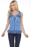 67642   Pretty Angel - Top, Victorian style with lace up front